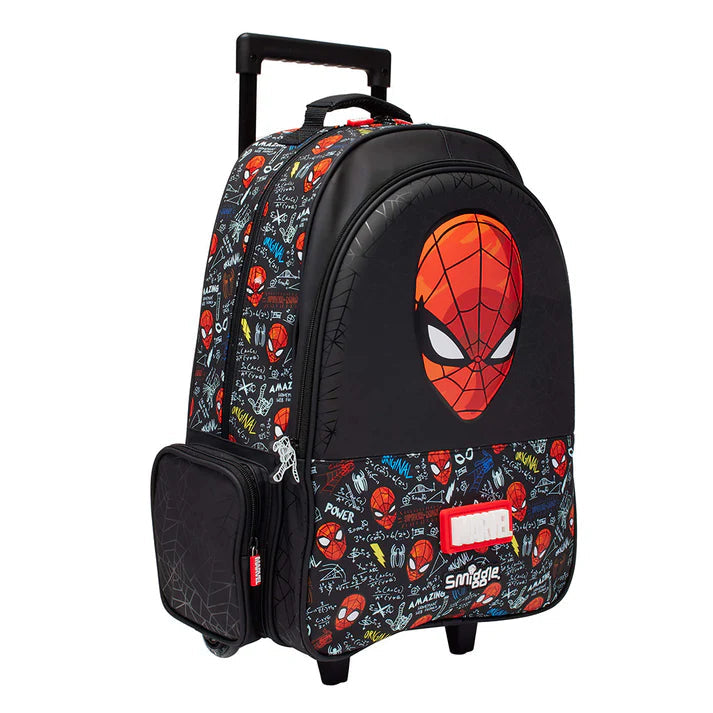 Smiggel Spiderman Trolly Backpack
