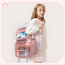 Load image into Gallery viewer, Transparent Pastel Backpack
