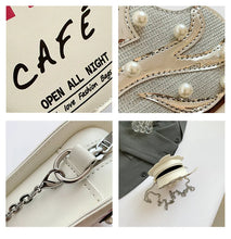 Load image into Gallery viewer, Cafe Coffee Cup Sling Bag
