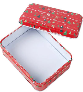 Merry Christmas Tin Box Set of 3