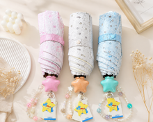 Load image into Gallery viewer, Sparkling Stars UPF50+ Korean Charm Umbrella
