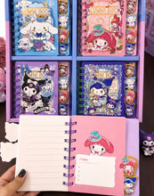 Load image into Gallery viewer, Sanrio Spiral Small Notebook
