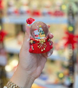 Santa Cap Mini Snow Globe