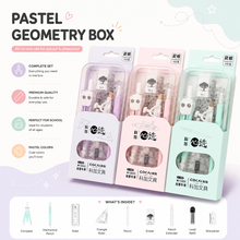 Load image into Gallery viewer, Premium Pastel Geometry Compass Set
