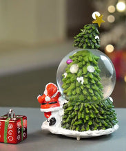 Load image into Gallery viewer, Big Xmas Tree Snow Globe (Light &amp; Music) 8.3inches
