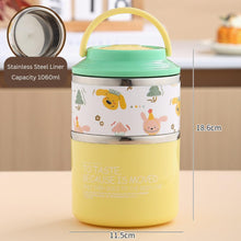 Load image into Gallery viewer, Kawaii Double Layer SS Lunch Box
