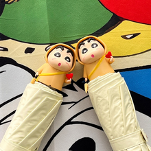 Load image into Gallery viewer, Shinchan 3D Raincoat Automatic Umbrella
