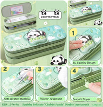 Load image into Gallery viewer, Panda  Double Decker Pencil Box
