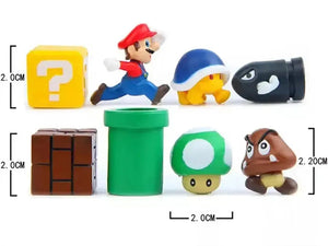 Mario Set of 10 Fridge Magnet