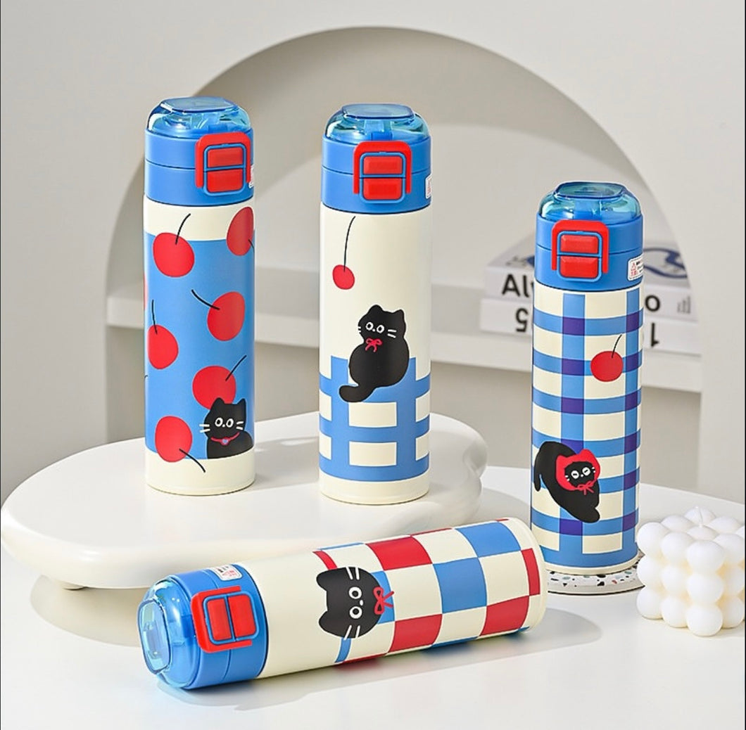Cherry Cat Insulated Bottles