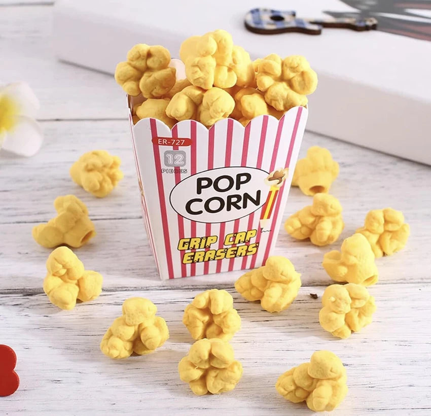 Pop Corn Pencil Topper Eraser