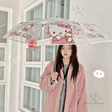 Load image into Gallery viewer, Hello Kitty Transparent Umbrella
