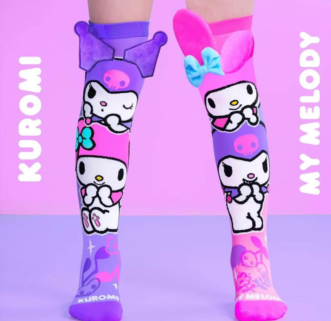 Kuromi Knee Lenght Socks