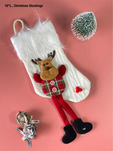 Load image into Gallery viewer, White Reindeer Stocking
