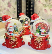 Load image into Gallery viewer, Santa Cap Mini Snow Globe
