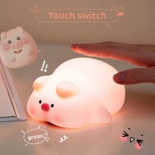 Load image into Gallery viewer, Pig Silicone Night Lamp
