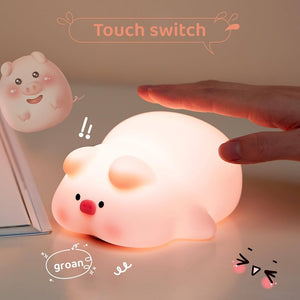 Pig Silicone Night Lamp