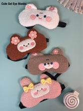 Load image into Gallery viewer, Teddy Plush Gel Eye Mask
