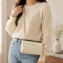 Load image into Gallery viewer, Crush Checked Premium Rectangular Sling Bag

