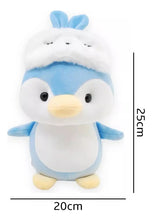 Load image into Gallery viewer, Penguin Eye Mask Plushie 25cm
