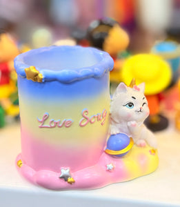 Cat Ceramic Pen Stand