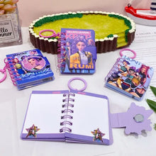 Load image into Gallery viewer, K Pop Mini Notebook Keychain
