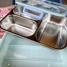 Load image into Gallery viewer, Sanrio 3 Grid Insulated Lunch Box
