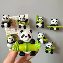 Load image into Gallery viewer, Bamboo Panda Fridge Magnet
