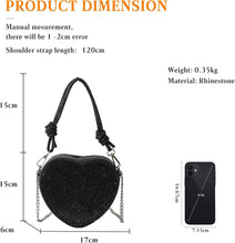 Load image into Gallery viewer, Heart Blingy Party Sling
