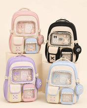 Load image into Gallery viewer, Korean Frill Pastel Backpack
