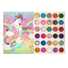 Load image into Gallery viewer, Unicorn Glitter Eye Shadow Palatte
