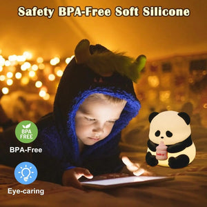 Baby Panda Silicone Night Lamp