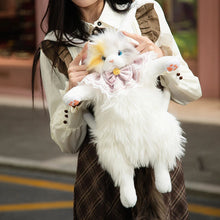 Load image into Gallery viewer, Real Look Cat Furry Backpack
