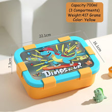 Load image into Gallery viewer, Cartoon Animal Insulated 3 Compartment SS 316 Lunch Box
