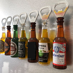 Beer Bottle Fridge Magnet & Bottle Opener