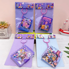 Load image into Gallery viewer, K Pop Mini Notebook Keychain
