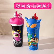 Load image into Gallery viewer, Shinchan 3D Insulated Premium Sipper Glass
