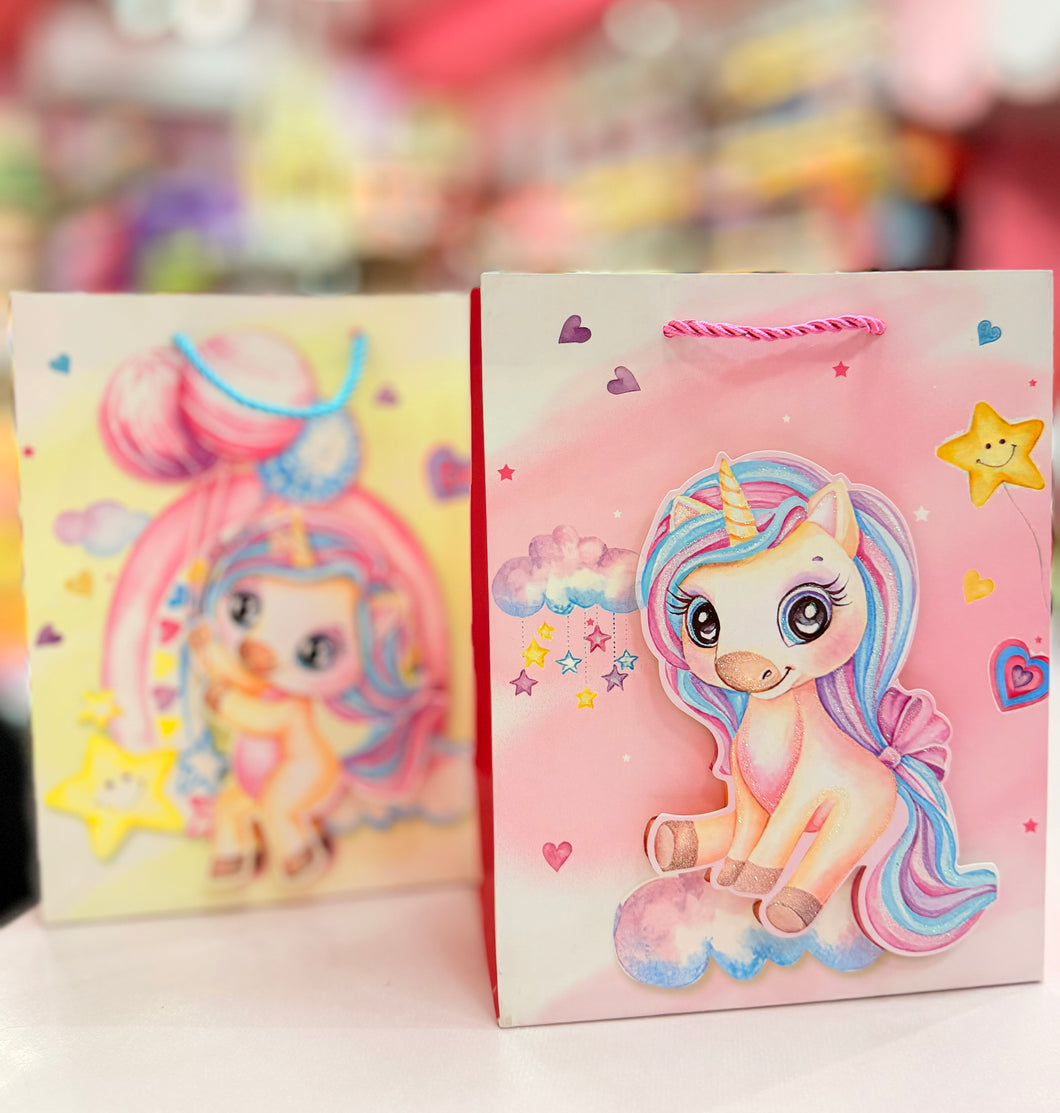 Unicorn 3D Small Gift Bag