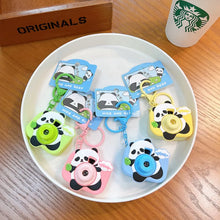 Load image into Gallery viewer, Panda Projection Keychain
