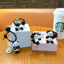 Load image into Gallery viewer, Kawaii Action Panda Keychain / Bag Charm

