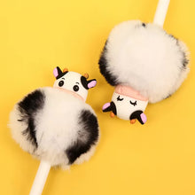 Load image into Gallery viewer, Cow Pom Pom Pen

