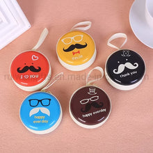 Load image into Gallery viewer, Moustache Zip Storage Tin
