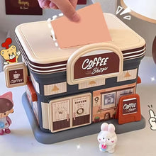 Load image into Gallery viewer, Coffee Shop Themed DIY Money Bank
