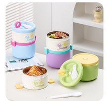 Load image into Gallery viewer, Hey Summer Double Deck SS Lunch Box
