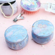 Load image into Gallery viewer, Unicorn Tin Round Box
