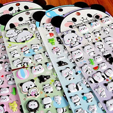 Load image into Gallery viewer, Mini Panda Puffed Stickers
