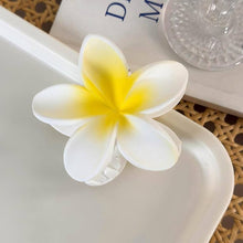 Load image into Gallery viewer, White Flower Claw Clip
