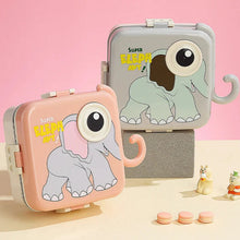 Load image into Gallery viewer, Elephant Double Decker Lunch Box
