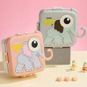 Elephant Double Decker Lunch Box