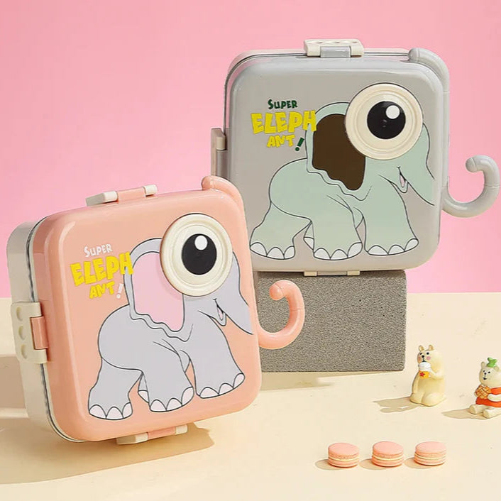 Elephant Double Decker Lunch Box
